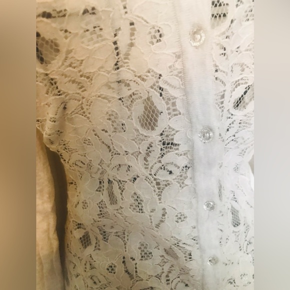 EUC Ann Taylor Loft Lace Cardigan. Small. - Picture 5 of 11